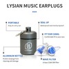 LYSIAN High Fidelity Concert Ear Plugs for Music- 2 Pairs