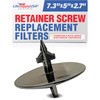 Replacement Filter Retainer Screw On Clip Cap Holder Compatible with