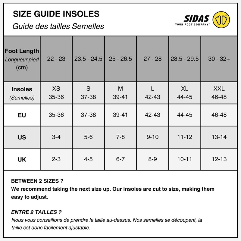 Sidas 3D Einlegesohlen für Wandern & Outdoor-Aktivitäten, grün, 39-41