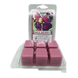 Jane Bernard Soy Blend | Wax Melt | 2.5 Oz Net Wt | 1 Pack only with 6 snappable Cubes in Clamshell | Classic Mulberry