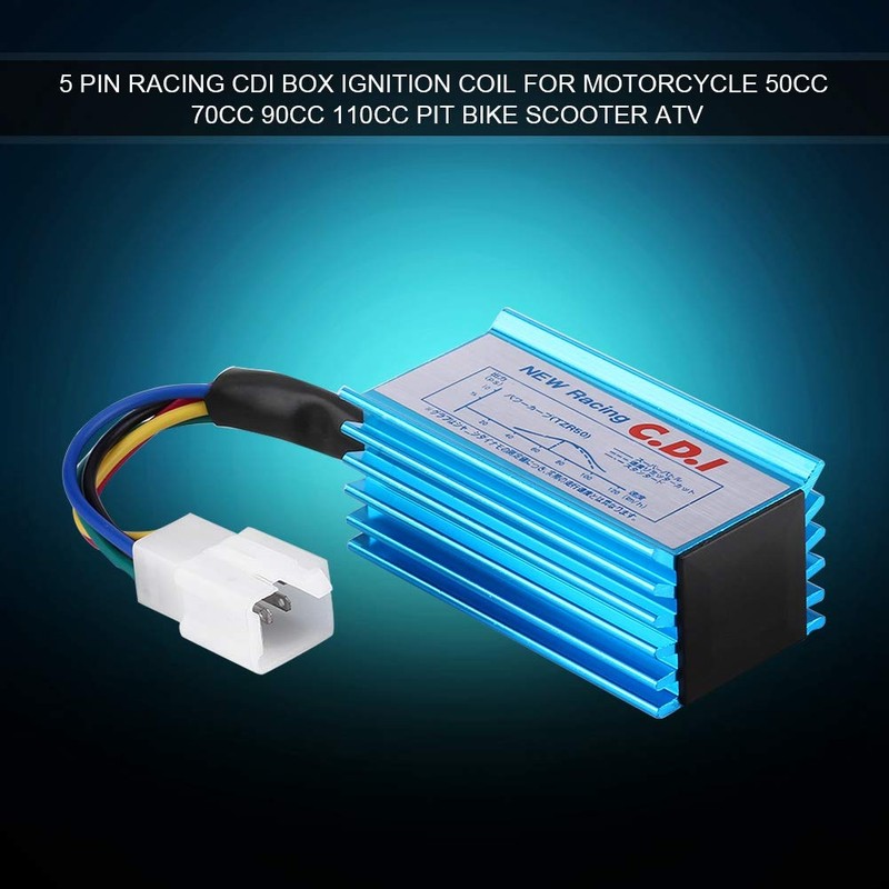 5 Pin CDI Box, Motorcycle CDI Ignition Coil Tuning/Racing CDI