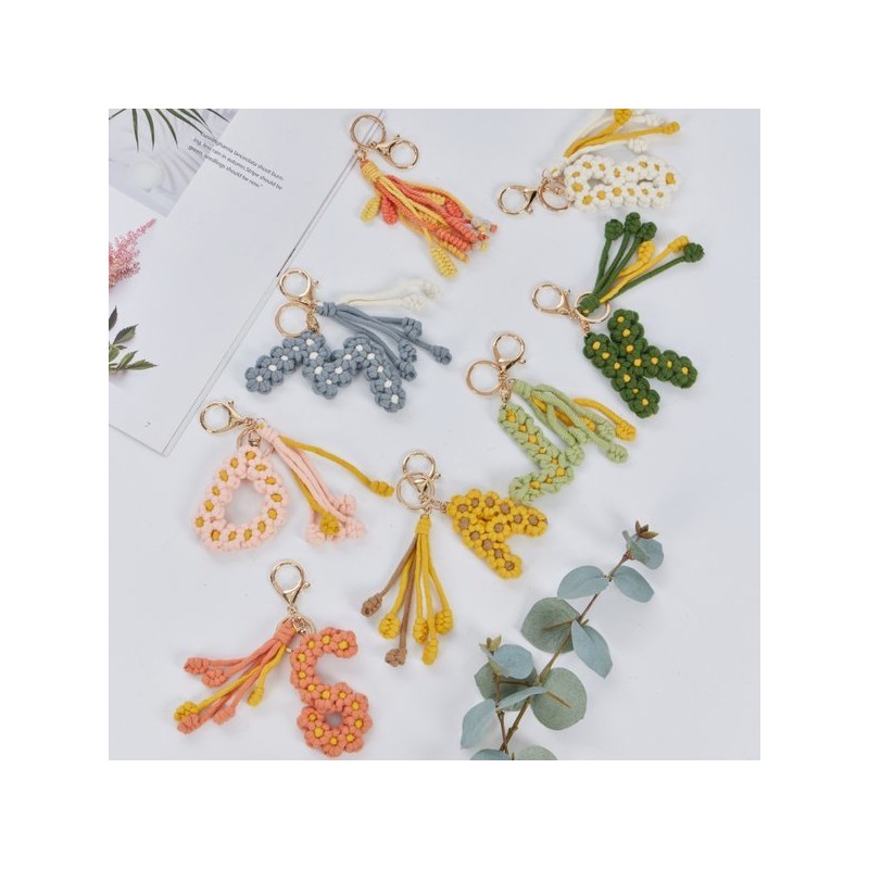 Lala 수공예 이니셜 참장식 (LALA2BA058) Handcrafted Initial Charm Decoration (LALA2BA058)