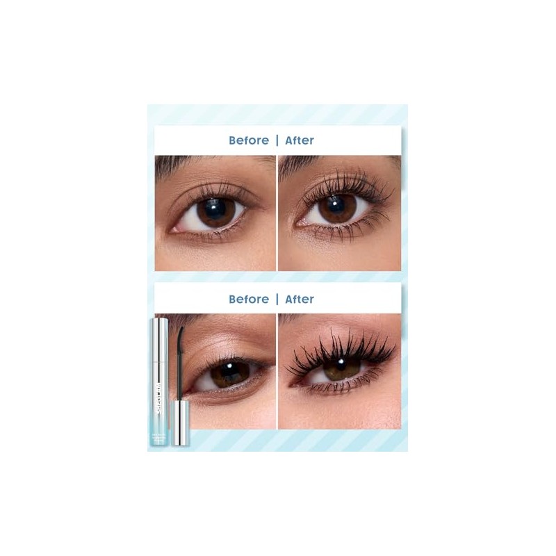 SHEGLAM Lift & Elevate Lengthening Mascara Lengthening Waterproof Mascara,Vegan &