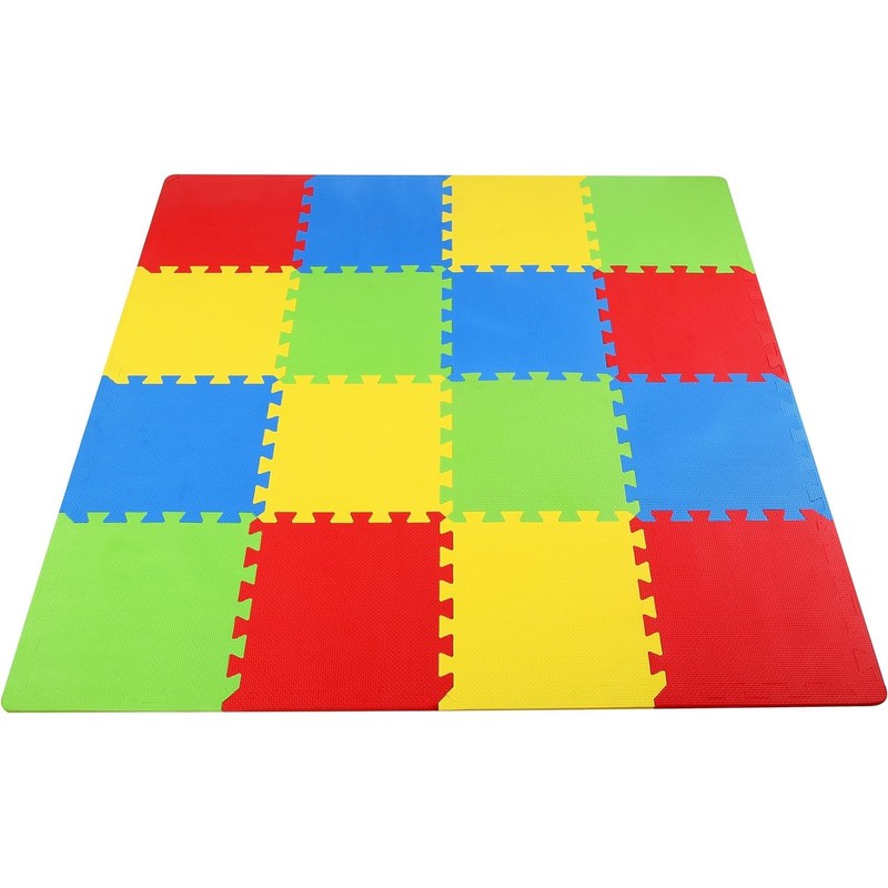 BalanceFrom Kid's Puzzle Exercise Play Mat with EVA Foam Interlocking