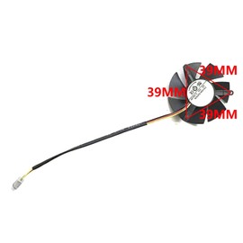LTANDBR FS1250-S2053A 47MM 3PIN Gigabyte GTX 1050 OC GPU Cooler Suitable for Gigabyte GTX1050/1050Ti Graphics Card Fan