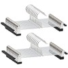 Trouser Hangers, 20 Pack Skirt Hangers with Adjustment Metal Grip
