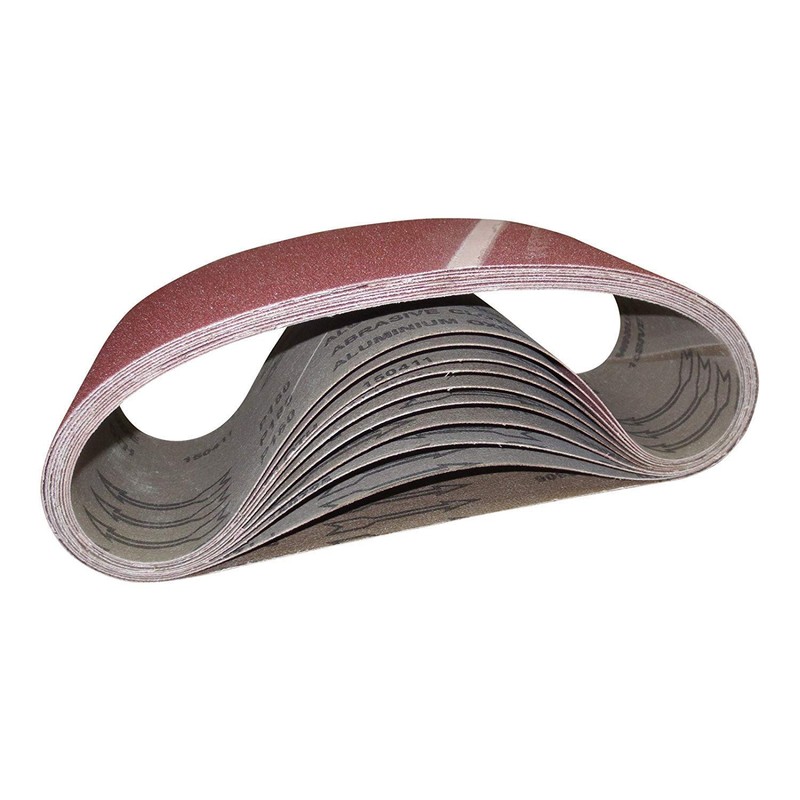 Sanding Belts 10 Pieces 105 x 620 mm Grit 180
