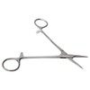 HTS 161S5 5" Straight Stainless Steel Locking Hemostat