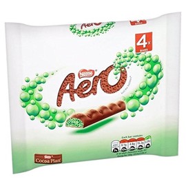 Aero Peppermint Bubbly Bar Multipack 4 x 27g - Pack of 2