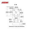 ASEMI S50VB60 Through Hole Single Phase 50A 600V Bridge Rectifier