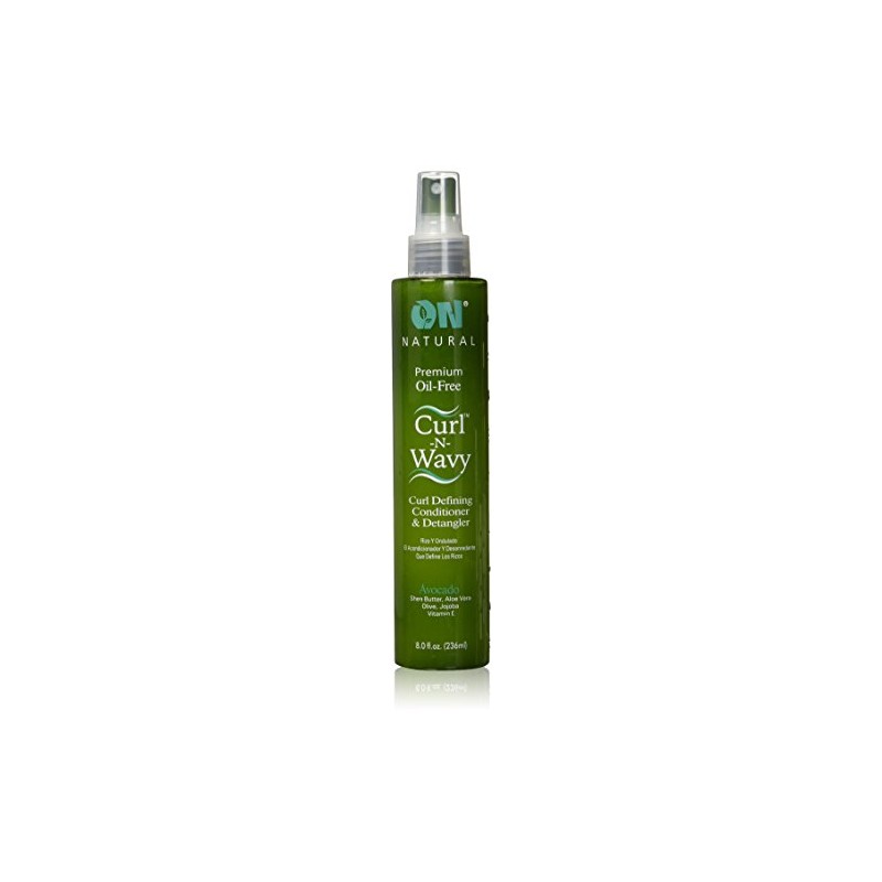 On Natural Curl-n-wavy Leave-in Conditioner & Detangler 8oz, 8 Oz