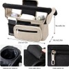 KLERICER Baby Stroller Organizer, Universal Stroller Organizer with Detachable Phone