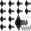 12 Pcs Gridwall Mount Brackets with Screws Gridwall Brackets for