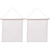 Baker Ross White Canvas Hanging Banner (Pack of 2) -