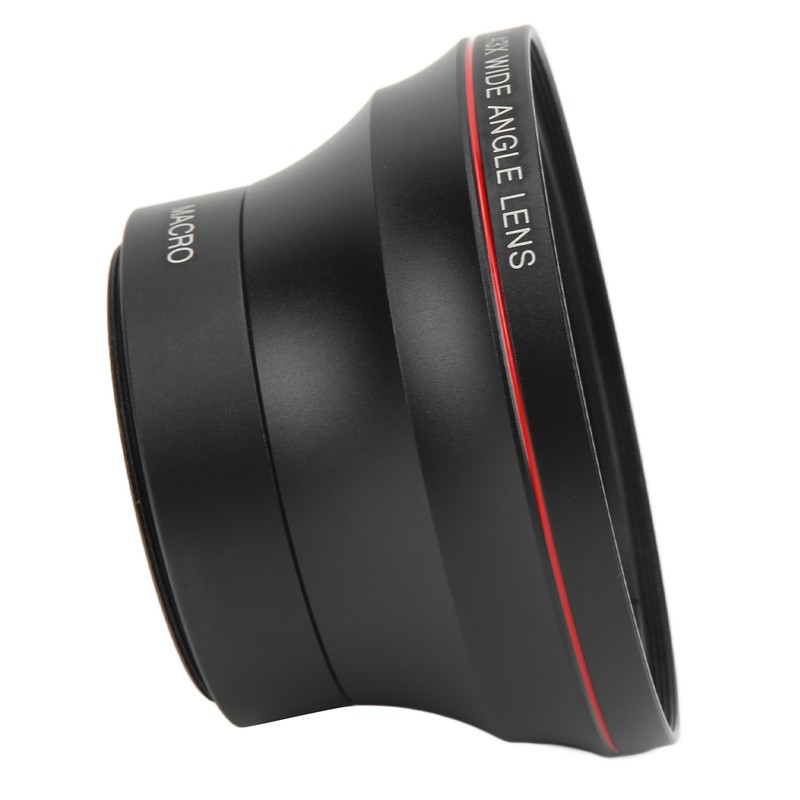 55mm 0.43X Wide Angle Lens Optical Glass Coating Technology Camera