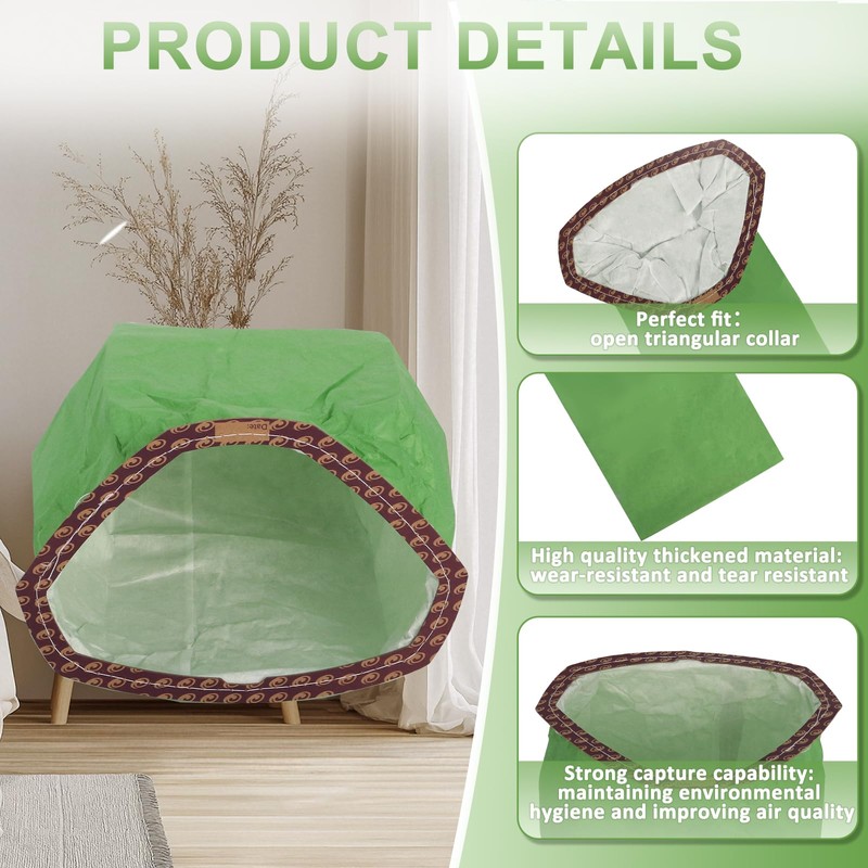 20 Pack 107313 Backpack Vacuum Bags Compatible with ProTeam 10