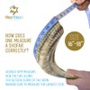 Handcrafted Kosher Ram Shofar from Israel – 16"-18" Musical Horn