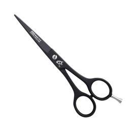 Hairdressing Scissors – Barber Scissor for Hair Cutting – Professional Hair Scissors with Adjustable Screws – Hairdressing scizzors with Comb (Barber Black 6.5")