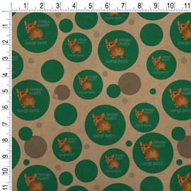 GRAPHICS & MORE Guess What Corgi Butt Funny Joke Premium Kraft Gift Wrap Wrapping Paper Roll