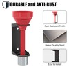 UNITEDPOWER Wall Mount Oil Funnel Holder, Organizer Storage Rack with