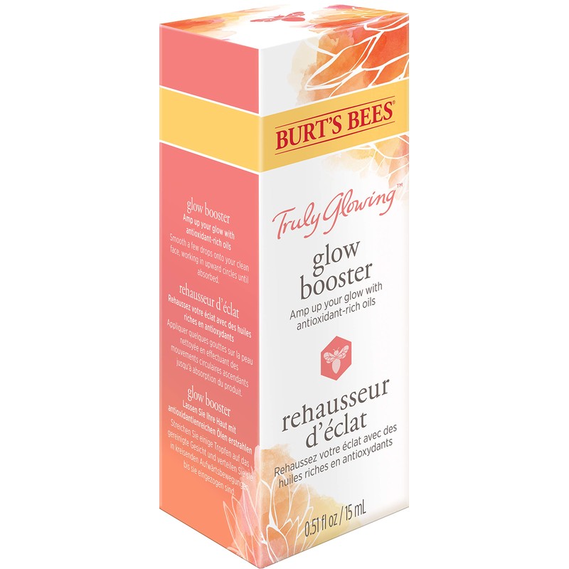 Burt's Bees Truly Glowing Reawakening Glow Booster, Face Serum with