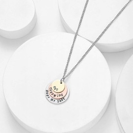 HANRESHE Hamilton Gift Necklace Not Throwing Away My Shot Necklace Rise Up Tri-Layer Broadway Musical Pendants Jewelry Hamilton Gifts Women