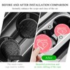 KVAEY 4 PCS Car Cup Holder Coaster, 2.76 Inch Anti