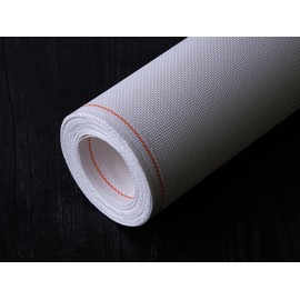 Zweigart Orange Line Blank MonoDeluxe 13-Mesh White Needlepoint Canvas 20" X 18"