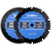 DOWOX 10-Inch 50-Tooth Combination Saw Blade and 80-Tooth Fine Finish