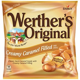 Werther's Original Creamy Caramel Filled Candy, 5.5 Oz Bags (Pack of 12)