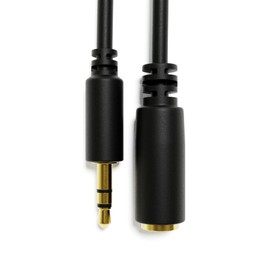 ExcelValley - Audio AUX Extension Cables Leads - Stereo Mini Jack TRS 3.5mm 1/8" [Gold Plated | Male to Female | 60 cm - 23.62"]