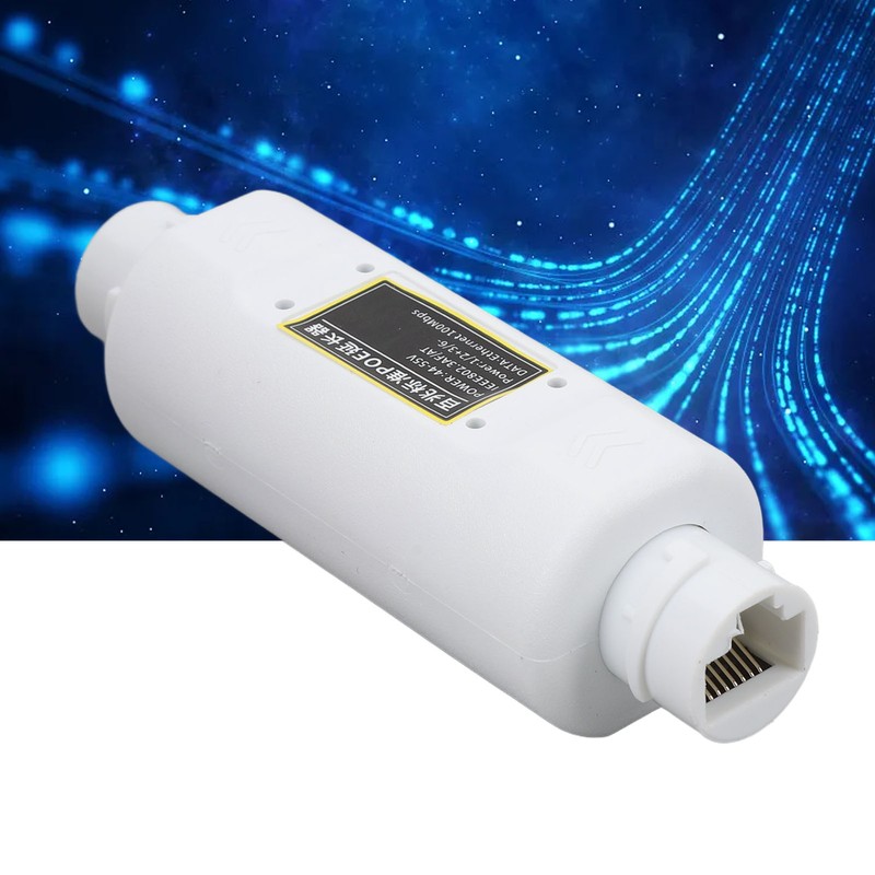 POE Combiner Splitter Adapter IEEE802.3AF AT Standard 10 100Mbps Waterproof