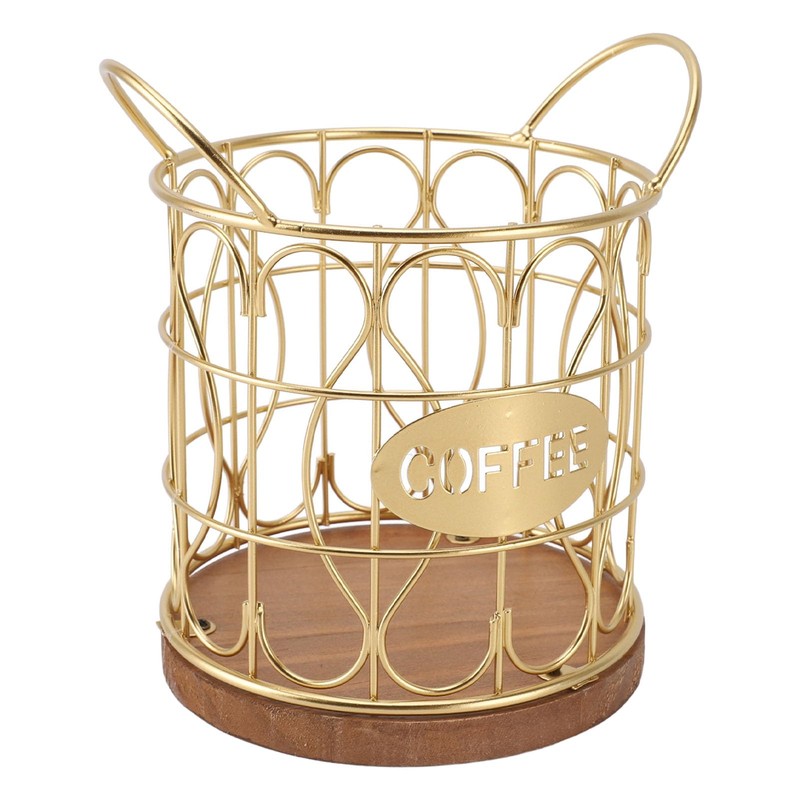Coffee Pod Holder, K Cup Organizer Round Coffee Pod Basket