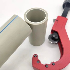 PVC Pipe Cutter, Tubing Cutter for Plumbing, Heavy Duty Inside Pipe Cutting Tool for Plastic, Aluminum Cutters for 1-7/8 to 4-1/2" PPR PE Tubes