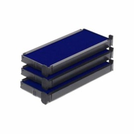 Trodat Replacement Ink Cartridge 6/4915 - pack of 3 (5 COLORS) - Blue
