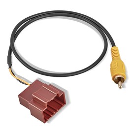 RED WOLF Car Stereo Backup Camera Harness W/RCA Plug for Non NAV Chevy Avalanche Tahoe Suburban 2012-2013, Buick Enclave 2008-2017 Retain OE Backup Camera Install Aftermarket Radio Wire Connector