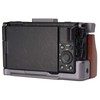 WEPOTO GP-ZV-1 Cage Hand Grip Metal Ebony Wood for Sony