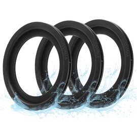 Solaradgy 3 Pcs RV Toilet Seal, RV Toilet Flush Ball Seal Kit Silicone RV Toilet Seal Replacement for Dometic 300/310/320 Round RV Toilet Seal Kit Replacement for 385311658