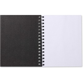 SU Hardback Sketchbook - A5 Spiral-Bound with 80 Pages - Acid-Free Textured Sheets for Drawing and Sketching - Art Supplies for Adults & Kids - for Use with Pencils, Pastels, & Markers (Size A5)