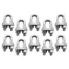 Design61 10x Wire Rope Clips 8 mm (5/16 Inch) Galvanised