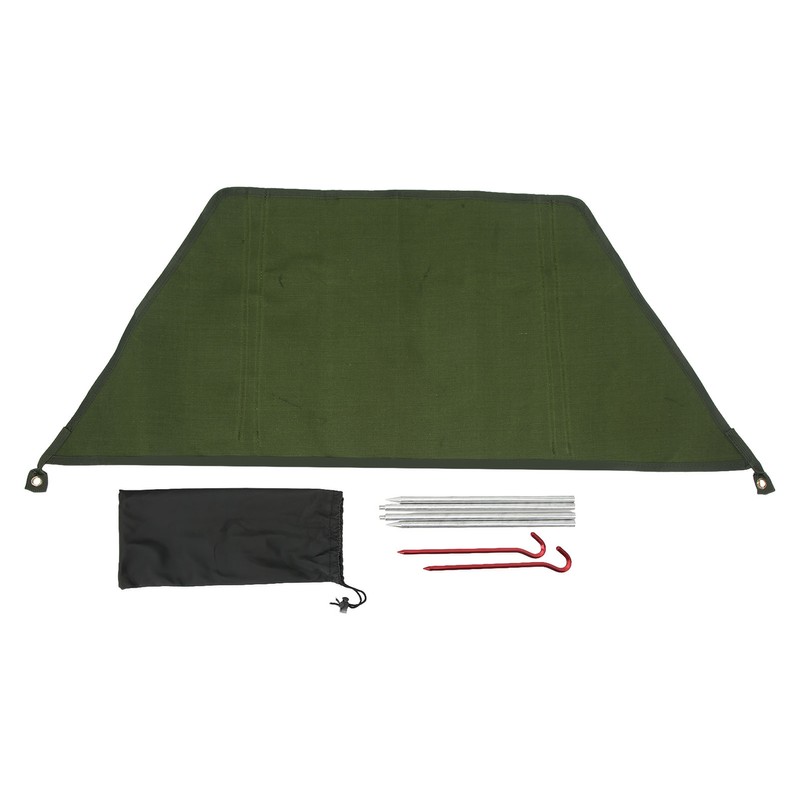 Outdoor Stove Windscreen Portable Canvas Camping Fire Windshield for Picnic