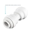 John Guest PP0412WP Push-fit Union Elbow, Push-to-Connect, 3/8 Inch OD