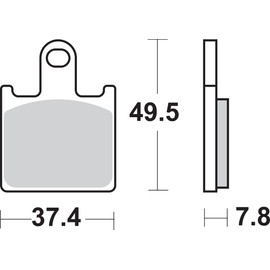 SBS BRAKE PADS SBS RACE 838DC 838DC