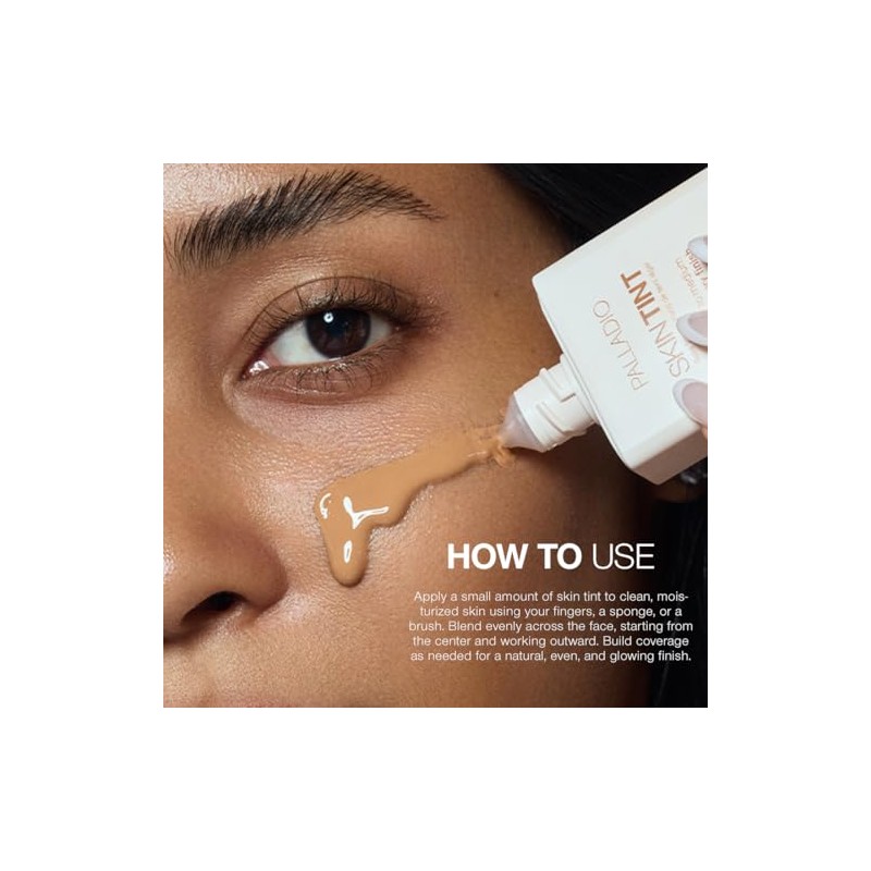 Palladio Skin Tint con Aloe, Niacinamida y Ácido Hialurónico -