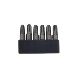 Yrsssa 6Pcs 35mm JIS Screwdriver Bit Set with Magnetic Tip, 1/4 Hex Shank, S2 Alloy Steel & 6-Slot Storage Strip C Perfect for Japanese Motorcycles, Cars, Bicycles, and Equipment (JIS #3x6)