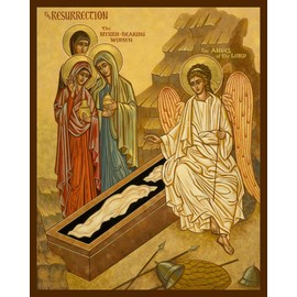 Trinity Stores Religious Art Giclee Print - 11x14 Resurrection - Myrrh Bearing Women by Joan Cole