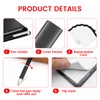 YHTCC 8 Pcs Leather Small Notebook Set With Metal Pen,