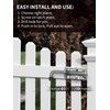 Quality Life Spring Loaded Gate Latch Pin Barrel Bolt 6in
