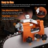 Chainsaw Sharpening Jig Kit, Portable Hand Crank Chainsaw Chain Sharpener