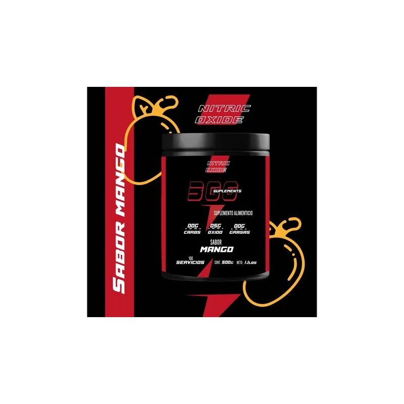Oxido Nitrico 500gm 300 Suplements 100 Servicios